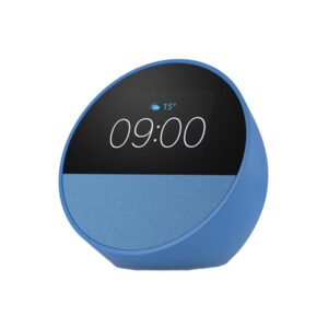 Echo Spot (2024) Smart Alarm Clock with 2.8” Screen & Alexa Voice Recognition & Control, White