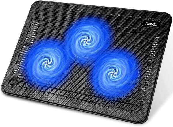 ICE COOREL Laptop Cooling Pad with 6 Cooling Fans, Cooling Pad for Laptop Fan - Image 5